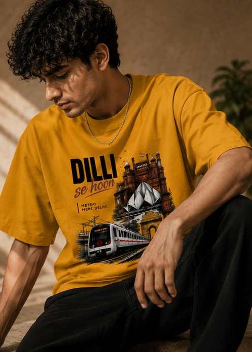 Dilli Se Hoon Oversized T-Shirt